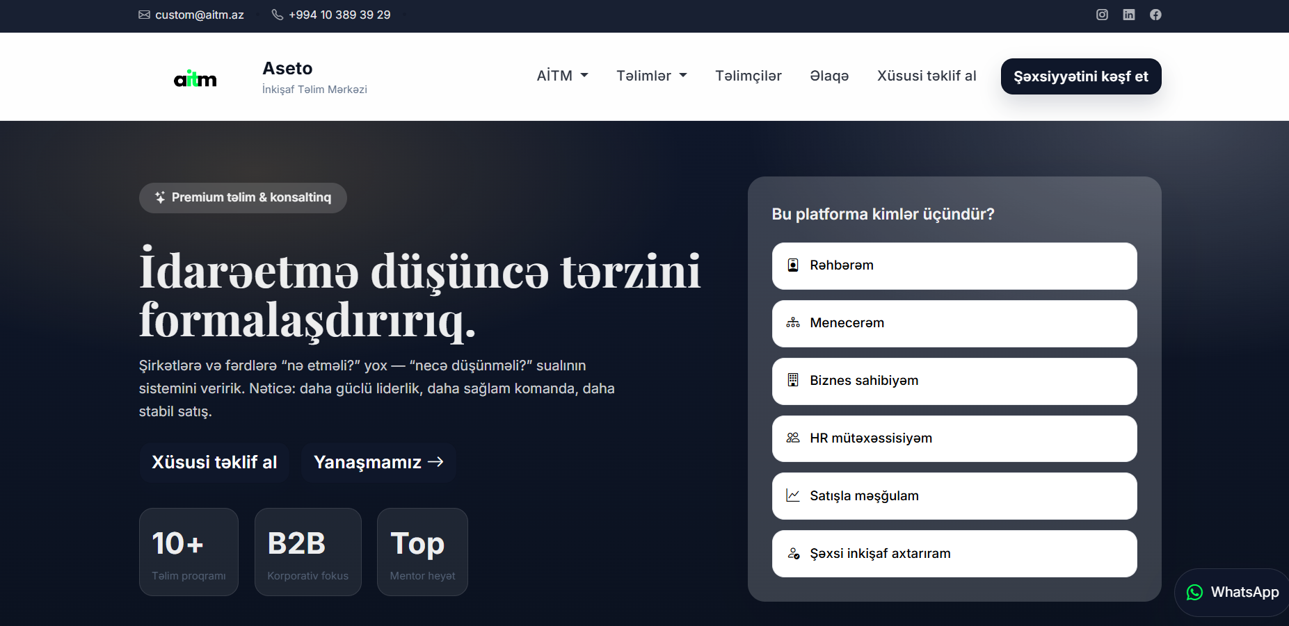 Aseto İnkişaf Təlim Mərkəzi